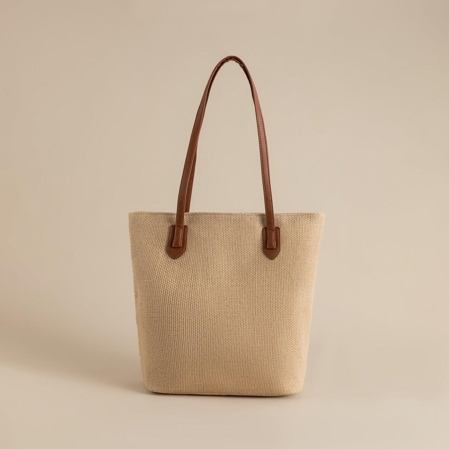 Linen Woven Large Capacity Straw Seaside Shoulder Bags