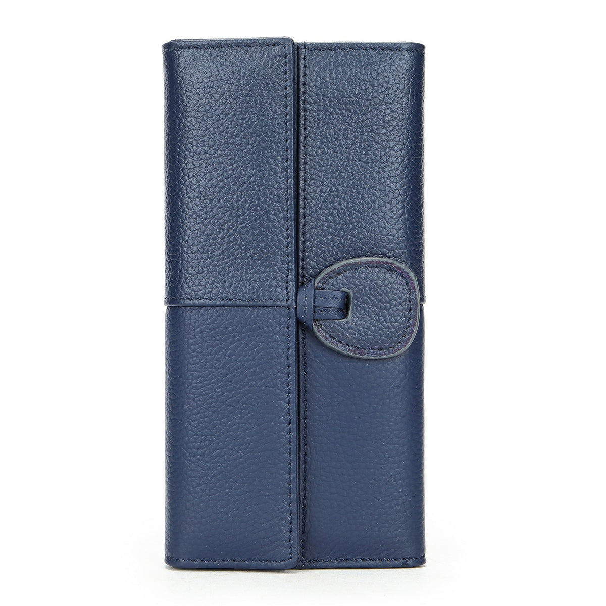 Women's Leather Large Capacity Multiple Slots Simple Ladies Wallets