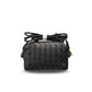 Women's Woven Cloud Genuine Leather Made Korean Shoulder Bags