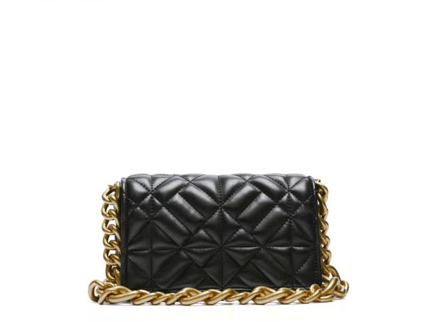 Women's Fashion Classic Style Thick Chain Embroidered Shoulder Bags
