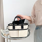Women's Portable Canvas Artistic Niche Large Capacity Tote Bags