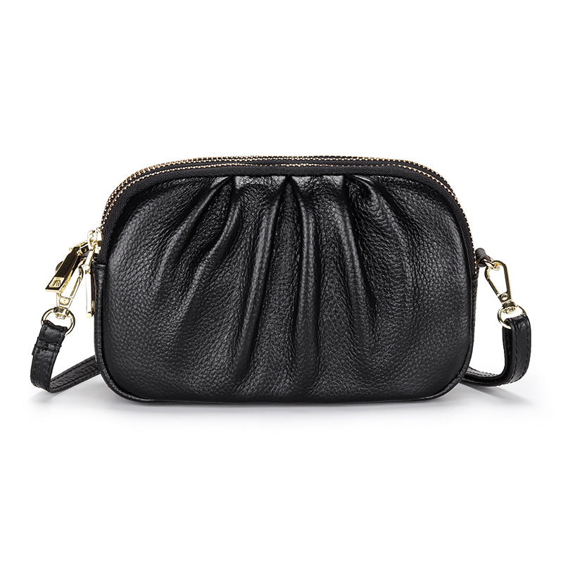 Women's Genuine Leather First Layer Cowhide Soft Shoulder Bags