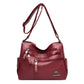 Women's Mom Soft Leather Versatile Large Capacity Crossbody Bags