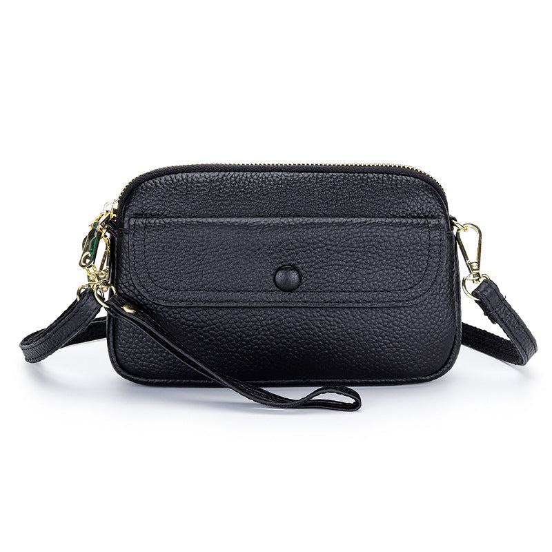 Women's Genuine Leather Lightweight First Layer Cowhide Crossbody Bags