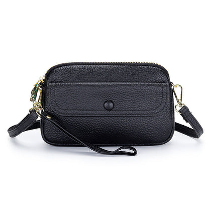 Women's Genuine Leather Lightweight First Layer Cowhide Crossbody Bags