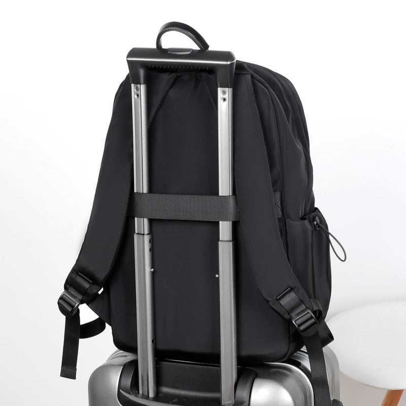 Men's Selection Double Back Computer Korean Style Backpacks