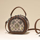 Women's Advanced Texture Spring Korean Fashion Round Shoulder Bags