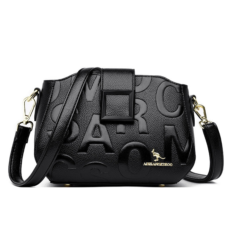 Women's Graceful Fashionable Letter Pouch Mom Shoulder Bags