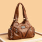 Women's Retro Soft Leather Motorcycle Trendy Quality Shoulder Bags