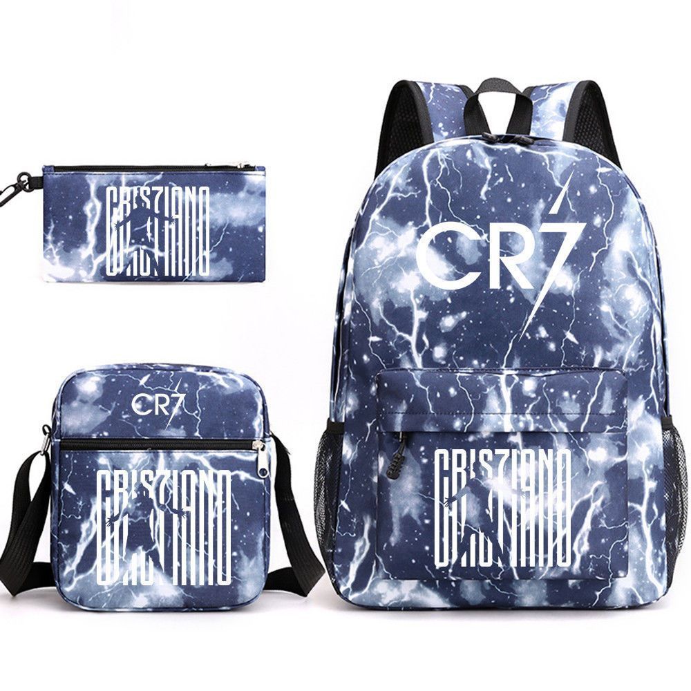 Pencil Three-piece Canvas Large Capacity Leisure Shoulder Bags