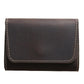 Men's Retro First Layer Cowhide Short Green Bags