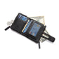 Famous Artisan Leather Short Zipper Button Multiple Men's Wallets