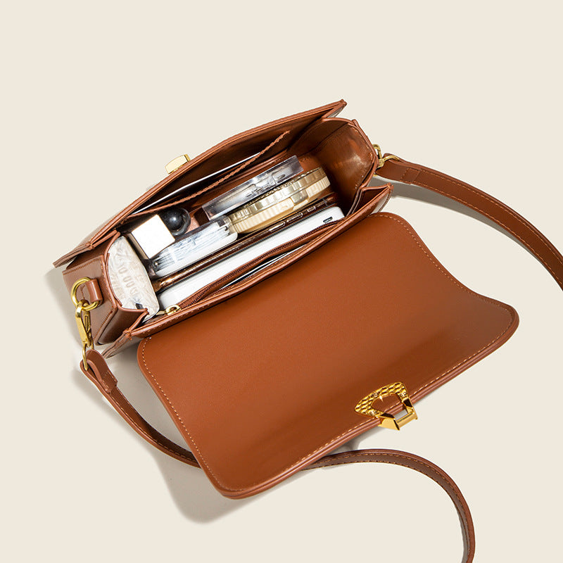 Women's Korean Fashion Design Underarm Tofu Crossbody Bags