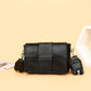 Women's Beautiful Braided Leather Retro Fashion Small Square Bags