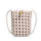 Women's Windmill Knot Woven Vertical Simple Design Phone Bags