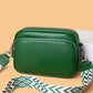 Women's Layer Cowhide Fashion Simple Litchi Pattern Shoulder Bags