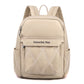 Women's Large Capacity Korean Style Fashionable Embroidered Backpacks
