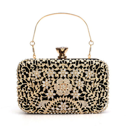 Inlaid With Diamond Dinner Banquet Clutch Bags