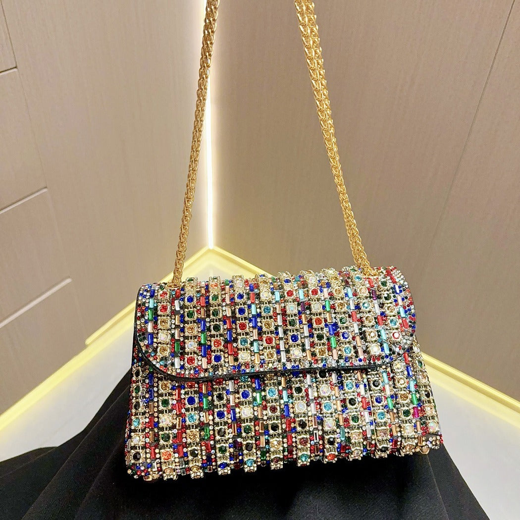 Slouchy Banquet Chain Hand Fashion Team Evening Bags
