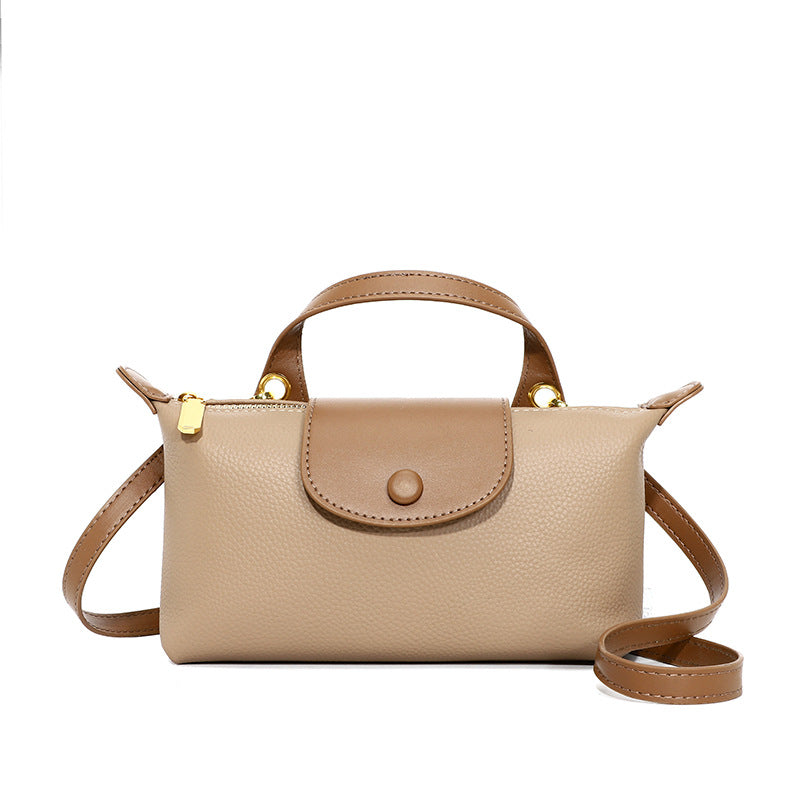Women's & Men's Genuine Leather High-grade Soft Hand Holding Men's Bags