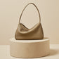 Women's Layer Cowhide French Underarm Portable Shoulder Bags