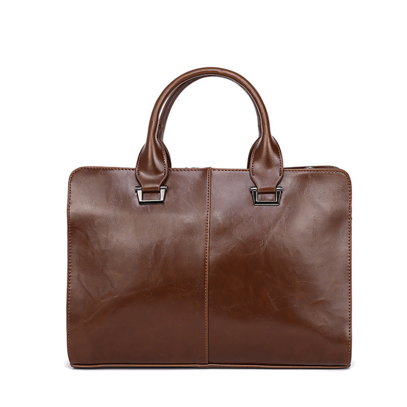 Men's Horizontal Korean Business Computer Retro Fashionable Men's Handbags