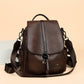 Women's Creative Cool Soft Leather Lightweight Backpacks