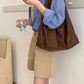 Texture Sense Large Capacity Totes Now Shoulder Bags