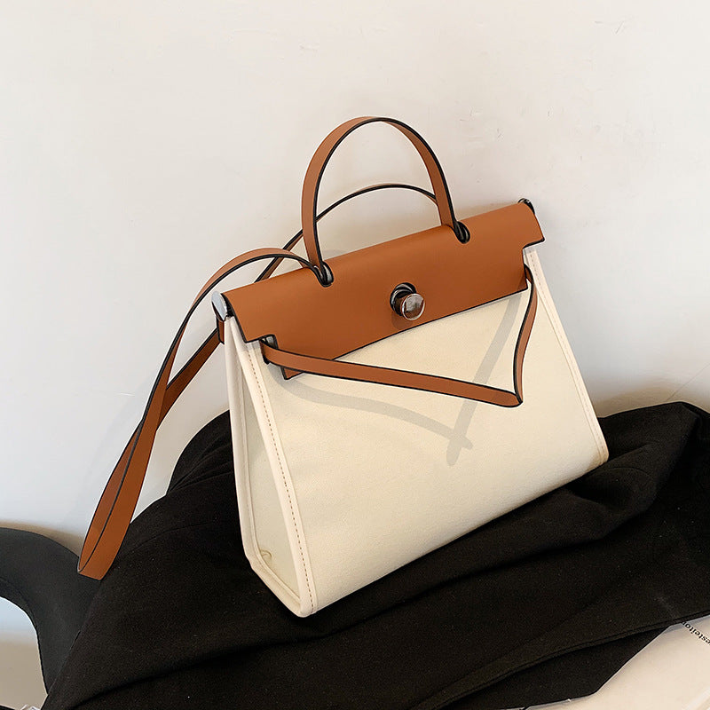 Women's Large Capacity Summer Fashion Canvas Textured Bags