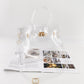 Women's Street Jelly Transparent Laser Magic Color Bags