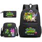Game Monster Concert Pencil Three-piece Set Backpacks