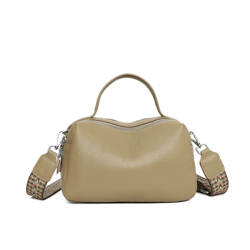 Women's Leather High-grade Large Capacity First Layer Crossbody Bags