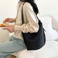 Women's Retro Classic Solid Color Fashion Large Capacity Bucket Bags