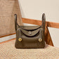 Large Capacity Underarm Lindy Doctor Leather Crossbody Bags