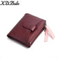 Women's Fashion Short Zip Cowhide Korean Style Ladies Wallets