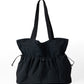 Women's Simple Large Capacity Design Pleated Commuter Bags
