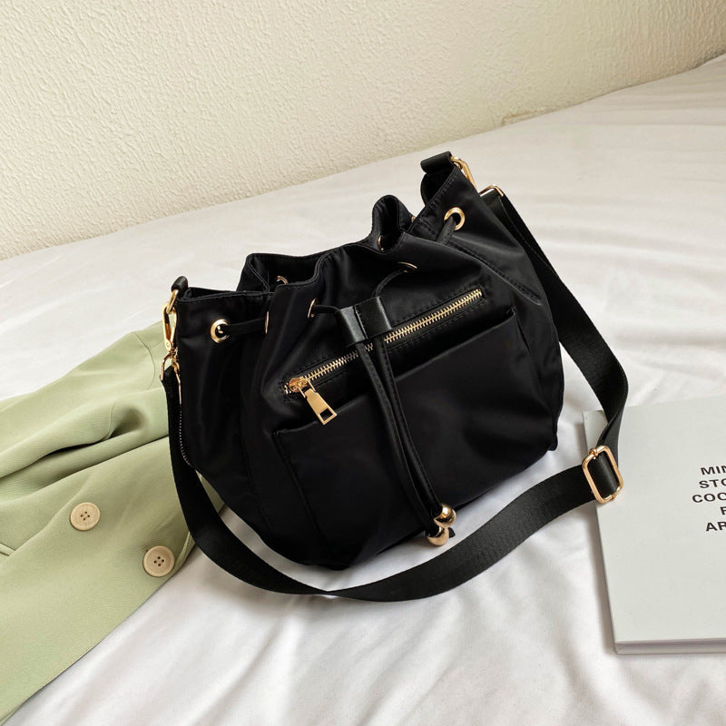Women's High Textured Nylon Fashion Quality Shoulder Bags