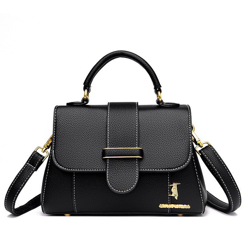 Leather For Woman Temperament Wild Mom Crossbody Bags