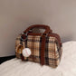 Women's Trendy Platinum Blue Sea Area Pillow Shoulder Bags