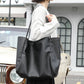 Women's Style Large Capacity Totes Simple Soft Leather Shoulder Bags