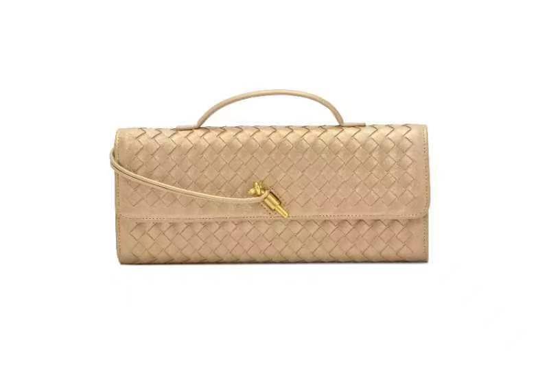 Women's French Stick File Horizontal Hand Autumn Woven Crossbody Bags