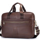 Men's Leather For Cow Computer Business Large Laptop Bags