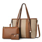 Women's Big Versatile Large Capacity Commuter Three-piece Shoulder Bags