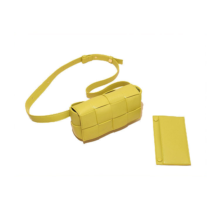 Women's & Men's & Woven Chain Avocado Green Waist Packs