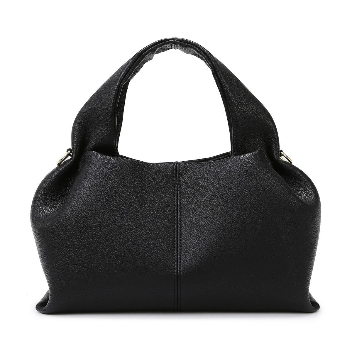 Women's French Soft Leather Cloud Fashion Simple Large Handbags