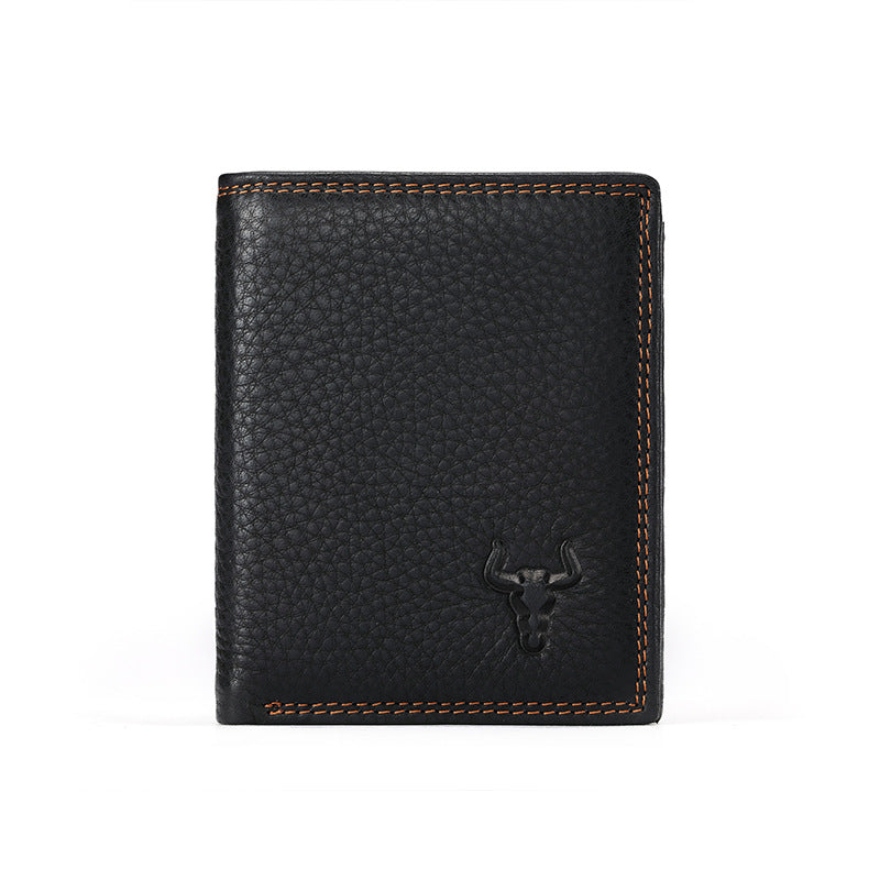 Craftsman Leather Multiple Slots Short Business Card Holder
