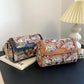 Fashion Color Contrast Single Room White Western Style Shoulder Bags