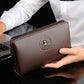 Men's Large Capacity Clutch Business Soft Leather Men's Handbags