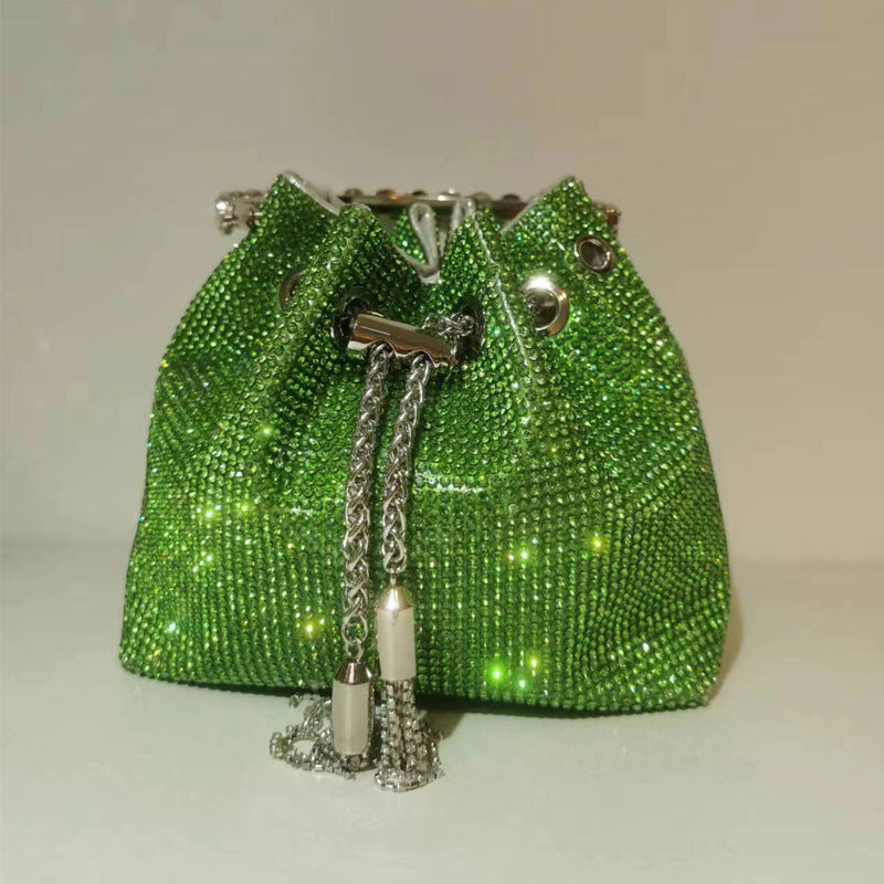 Women's Live Selection Fashion Rhinestone Over Diamond Shoulder Bags