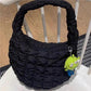 Women's Pleated Cloud Niche Plaid Bubble Down Shoulder Bags
